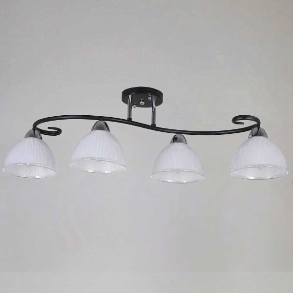 Потолочная люстра Reluce 66360-0.3-04 BK+CR