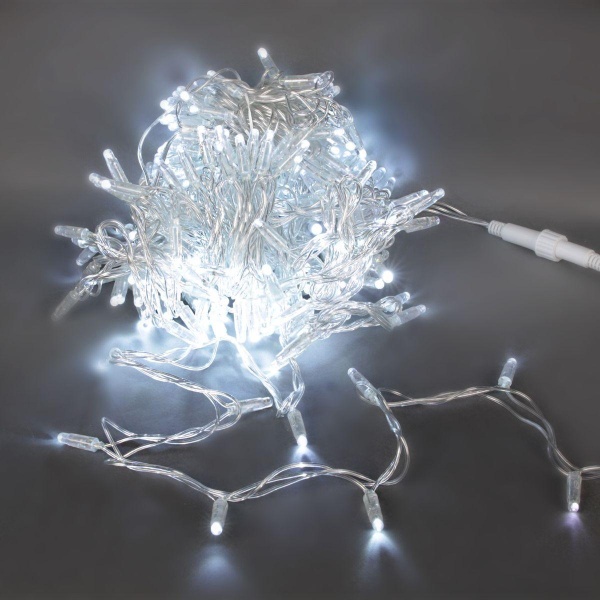 Уличная светодиодная гирлянда Sneha нить 230V белый мерцающий A-047C WT FLASH