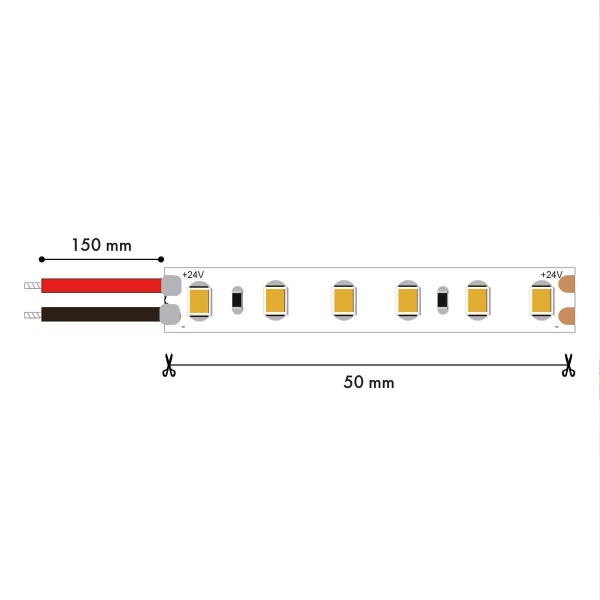 Светодиодная лента Favourite 14,4W/m 120LED/m 2835SMD дневной белый 5M 2001-41420