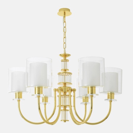 Подвесная люстра Crystal Lux ELENA SP6 GOLD