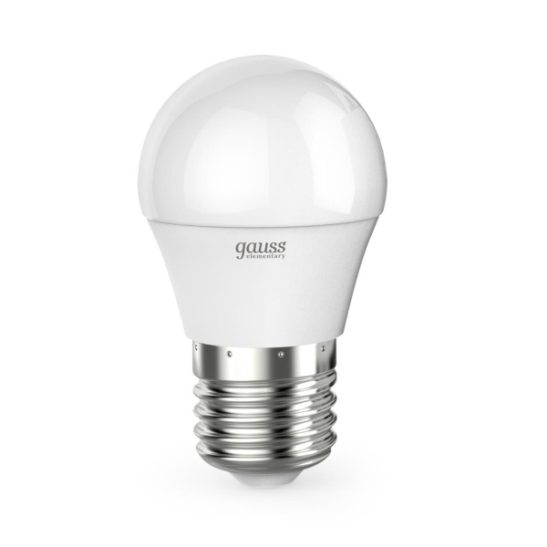 Лампа светодиодная Gauss E27 10W 6500K матовая 53230