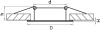 Встраиваемый светильник Lightstar Lega 16 011027