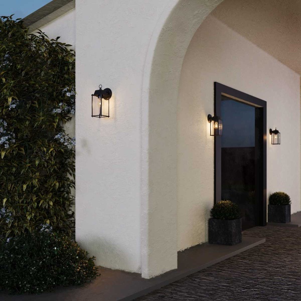 Уличный настенный cветильник Elektrostandard 1008D Brick черный a038438