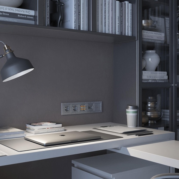 Акустическая розетка Werkel Hammer х4 серебряный W1285006 4690389163111 Акустическая розетка Werkel Hammer х4 серебряный W1285006 4690389163111