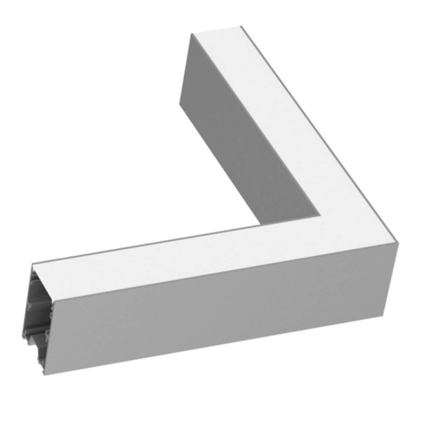 Подвесной светодиодный светильник Ideal Lux Fluo Corner 4000K Al 191980 Подвесной светодиодный светильник Ideal Lux Fluo Corner 4000K Al 191980