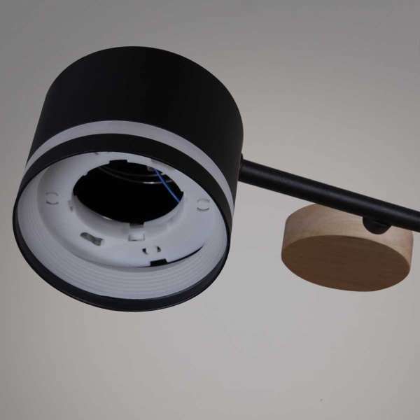 Люстра Reluce 68730-0.3-08 GX53 BK+WOOD