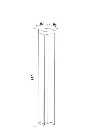 Уличный светодиодный светильник Maytoni Essen O596FL-L9B4K1