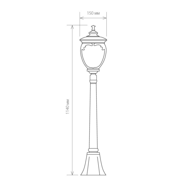 Уличный светильник Elektrostandard Andromeda F (GLYF-8024F) a027998