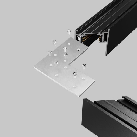 Соединитель угловой для накладного шинопровода Maytoni Technical Magnetic Gravity TRA010CL-21