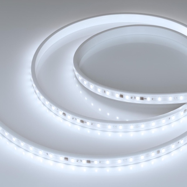Светодиодная влагозащищенная лента Arlight 14,4W/m 72LED/m 5630SMD холодный белый 50M ARL-PV-С72-15.5mm 230V White6000 027051(2)