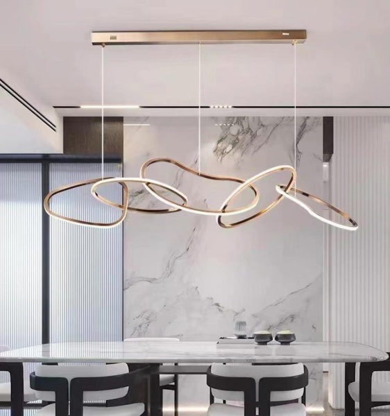 Люстра подвесная Alfa Light F0424-03 1200mm gold