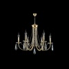 Подвесная люстра Crystal Lux Victoria SP6 Gold/Amber