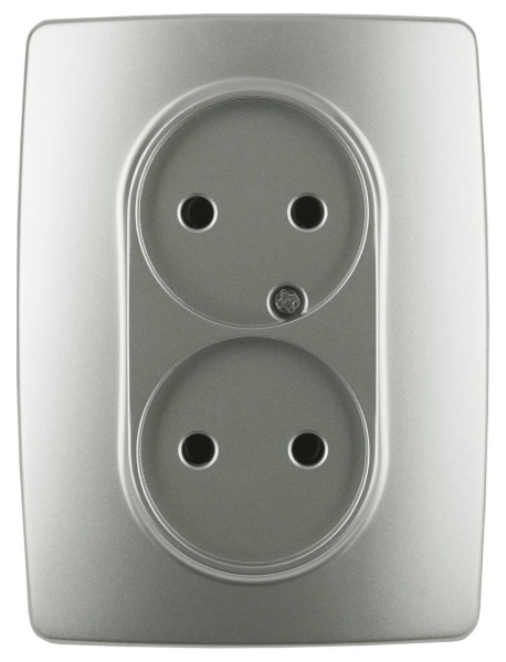 Розетка ЭРА 12 2x2P 16A 250V 12-2107-15 Б0031247 Розетка ЭРА 12 2x2P 16A 250V 12-2107-15 Б0031247