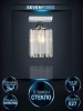 Потолочный светильник Seven Fires Netta WD3519/1C-CR-CL