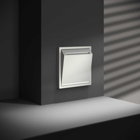 Выключатель встраиваемый S70 карточный 16А, (сталь) Voltum VLS010705