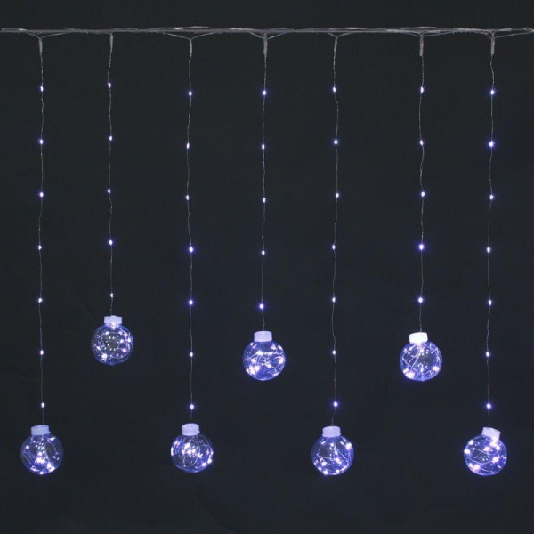 Cветодиодная гирлянда Sneha Роса бахрома 12V белый статичный A-940 W