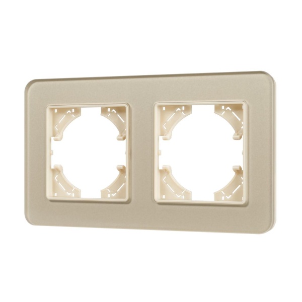 Рамка стеклянная FRM-OMALI-SFGS-2-GD Arlight 049711