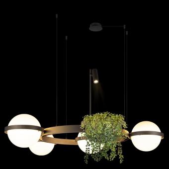 Подвесной светодиодный светильник Loft IT Jardin 10121/4 Dark grey