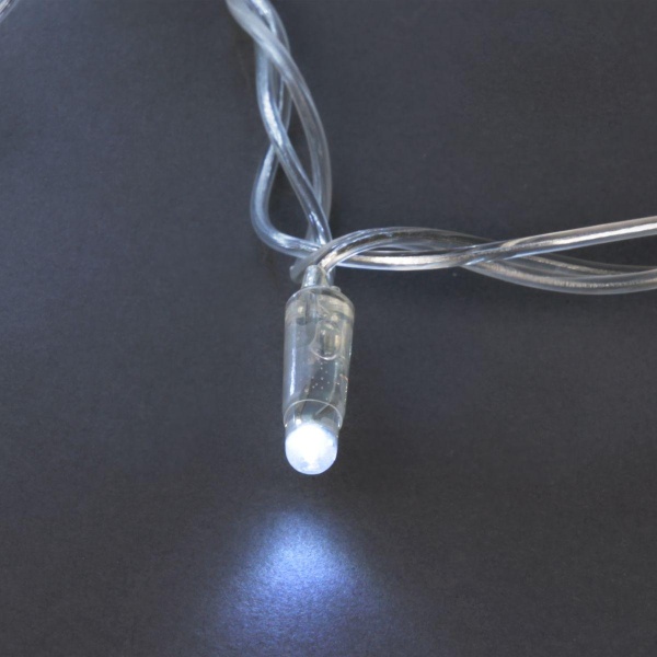 Уличная светодиодная гирлянда Sneha нить 230V белый постоянный A-047C WT