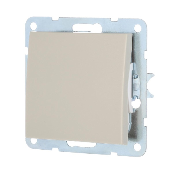 Переключатель LK Studio 1-кл., перекрестный (схема 7) 16 A, 250 B (бежевый) LK60 860601-1