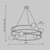 Подвесная люстра Maytoni Balance MOD317PL-06G