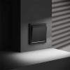 Выключатель встраиваемый S70 карточный 16А, (графит) Voltum VLS010707
