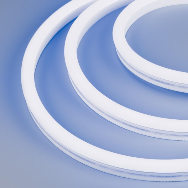 Светодиодная лента герметичная WAVE-SIDE-A120-12x25mm 230V Blue (12 W/m, IP67, 50m, wire x2) Arlight 051946