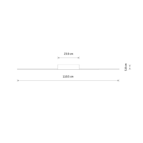 Потолочный cветильник Nowodvorski Giavellotto Led M Black 11887