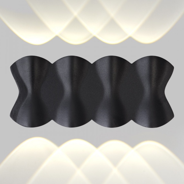 Уличный настенный светодиодный светильник IMEX Cross IL.0014.0019-8-BK