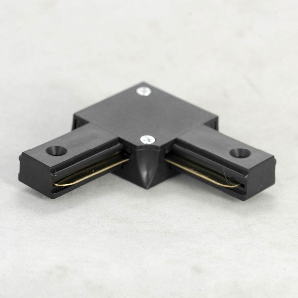 Коннектор Lussole LGO 10325 угловой коннектор черный