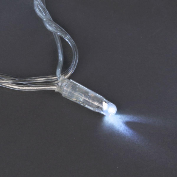 Уличная светодиодная гирлянда Sneha нить 230V белый мерцающий A-047C WT FLASH