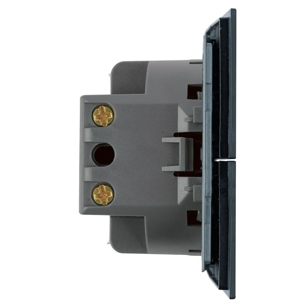 Выключатель 2-клавишный (механизм), Stekker, 250В, 10А Мия, RSW10-3104-05, черный бархат 50443