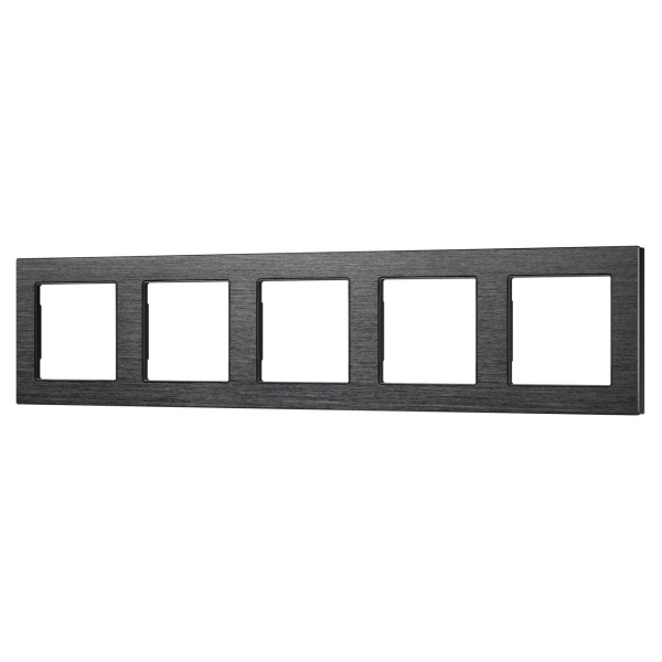 Рамка алюминиевая FRM-PRESTO-ALS-5-BK Arlight 043865