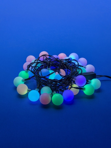 Светодиодная гирлянда Uniel Жемчужины 220V разноцветный ULD-S0800-100/DGA Multi IP20 Pearls UL-00005473