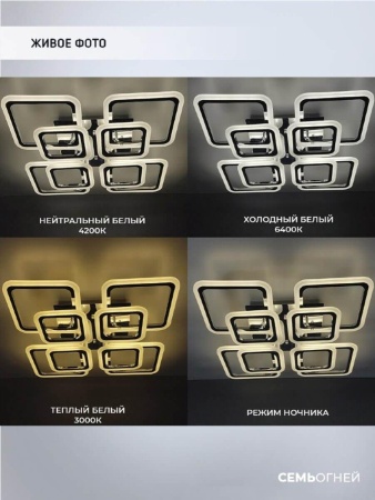 Потолочная люстра Seven Fires Betni SF7100/8C-CR