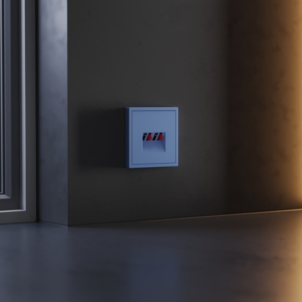 Накладка для розетки акустической 4-местной , S70 (деним) Voltum VLS001515