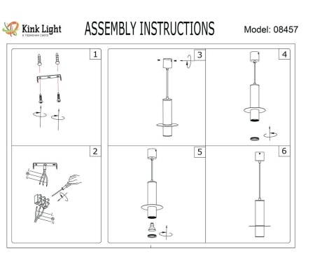 Подвесной светильник Kink Light Каям 08457-1A,01