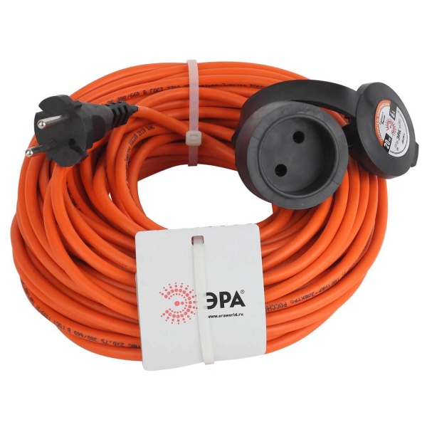 Удлинитель силовой ЭРА UPx-1-2x0.75-20m-IP44 Б0043037 Удлинитель силовой ЭРА UPx-1-2x0.75-20m-IP44 Б0043037