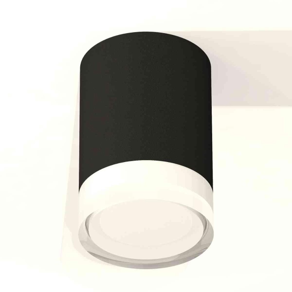 Комплект накладного светильника Ambrella light Techno Spot XS7422023 SBK/FR/CL черный песок/белый матовый/прозрачный (C7422, N7160)