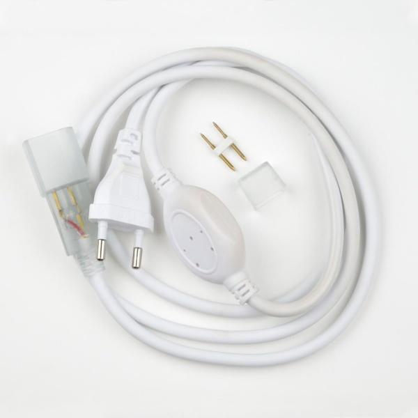 Шнур сетевой для светодиодной ленты Uniel UCX-SP4/B67-RGB White 1 Sticker 07692 Шнур сетевой для светодиодной ленты Uniel UCX-SP4/B67-RGB White 1 Sticker 07692