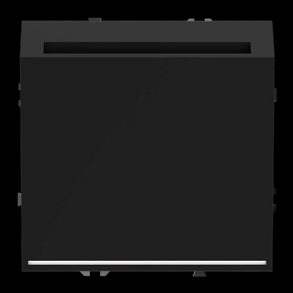 Выключатель встраиваемый S70 карточный 16А, (черный матовый) Voltum VLS010708