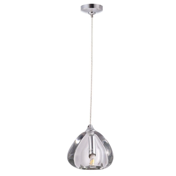 Подвесной светильник Crystal Lux VERANO SP1 TRANSPARENT
