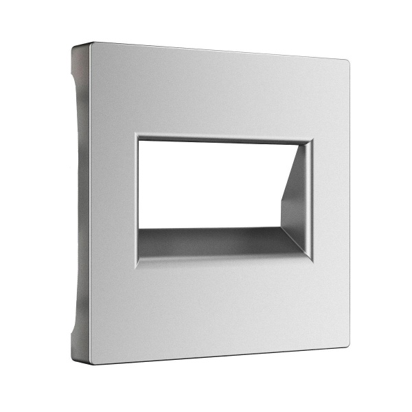 Накладка для двойной розетки Еthernet RJ-45 Werkel серебро W1191165 4690389195679 Накладка для двойной розетки Еthernet RJ-45 Werkel серебро W1191165 4690389195679