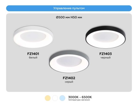 Потолочный светодиодный светильник Ambrella light Orbital Design FZ1403