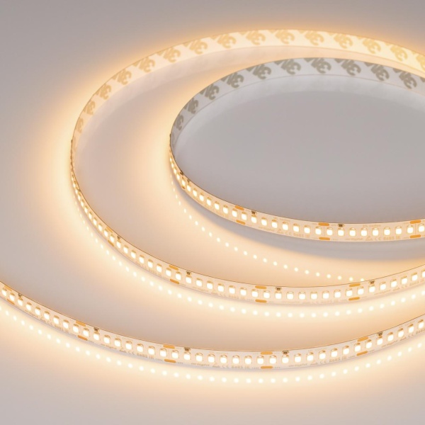 Светодиодная лента Arlight 20W/m 200LED/m 2835SMD теплый белый 5M UL-A200-10mm 24V Warm2700 037222
