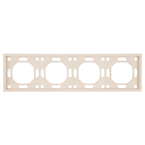 Рамка Stekker, PFR00-5004-08 4-местная Эмили, кашемир, soft touch 49913