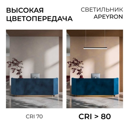 Накладной линейный светодиодный светильник Apeyron 30-55
