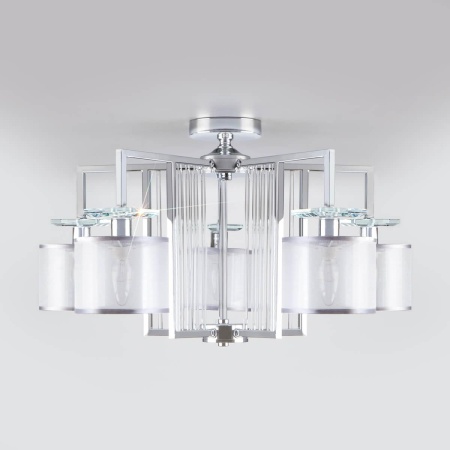 Потолочная люстра Eurosvet Fargo 60123/5 хром Smart