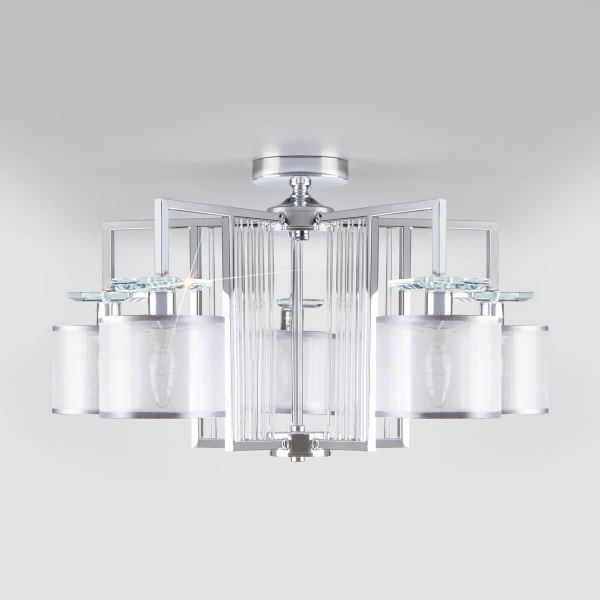 Потолочная люстра Eurosvet Fargo 60123/5 хром Smart