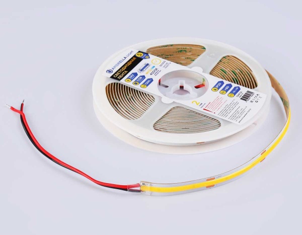 Светодиодная лента Ambrella Light GS4752 COB 528Led/14W m/ 24V IP20 4500K/ 5m*10mm*2mm (2 конт.) GS4752